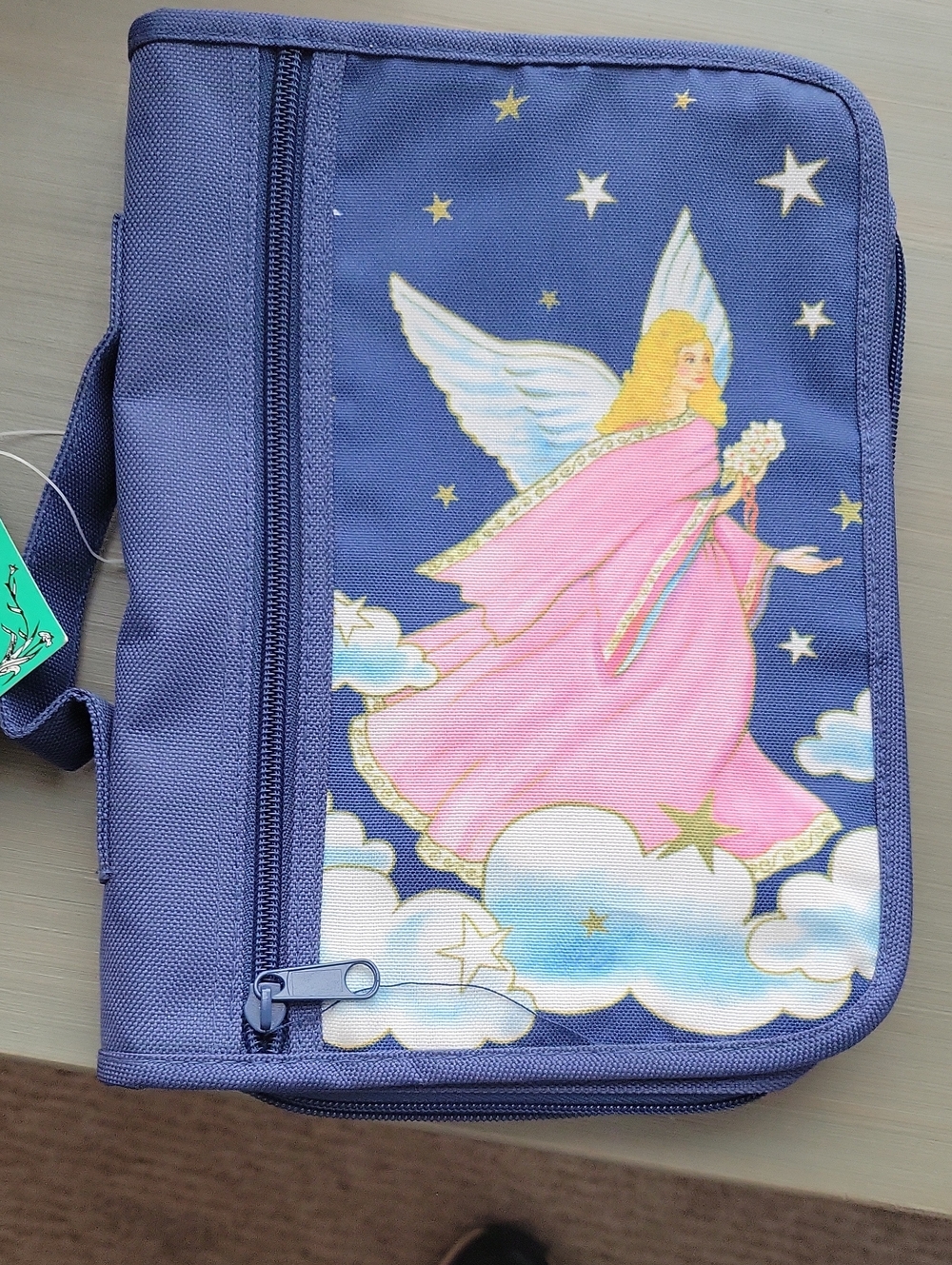 Bible Book Cover with Angel Design
